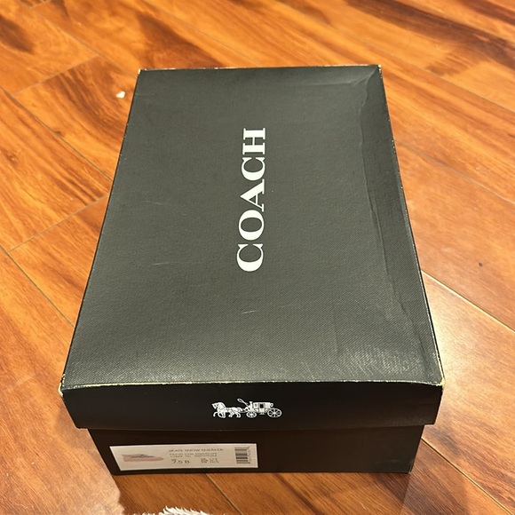 COACH NIB CITYSOLE WOMENS SKATE SNOW SNEAKERS PASTEL PINK SIGNATURE SIZE 7.5B - Picture 11 of 11